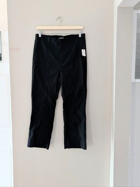 Maeve Anthropologie Black Cropped Chino Pants NWT Size 31